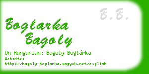 boglarka bagoly business card