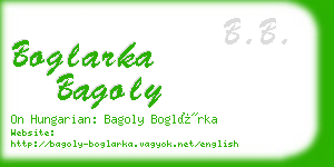 boglarka bagoly business card